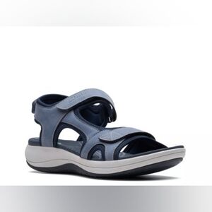 Clarks Mira Bay Denim Blue Women’s Cloudstepper Sandal 7